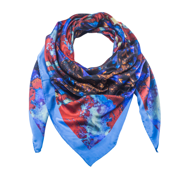 Vela 1 Silk Scarf Celestial Collections Silk and Stone
