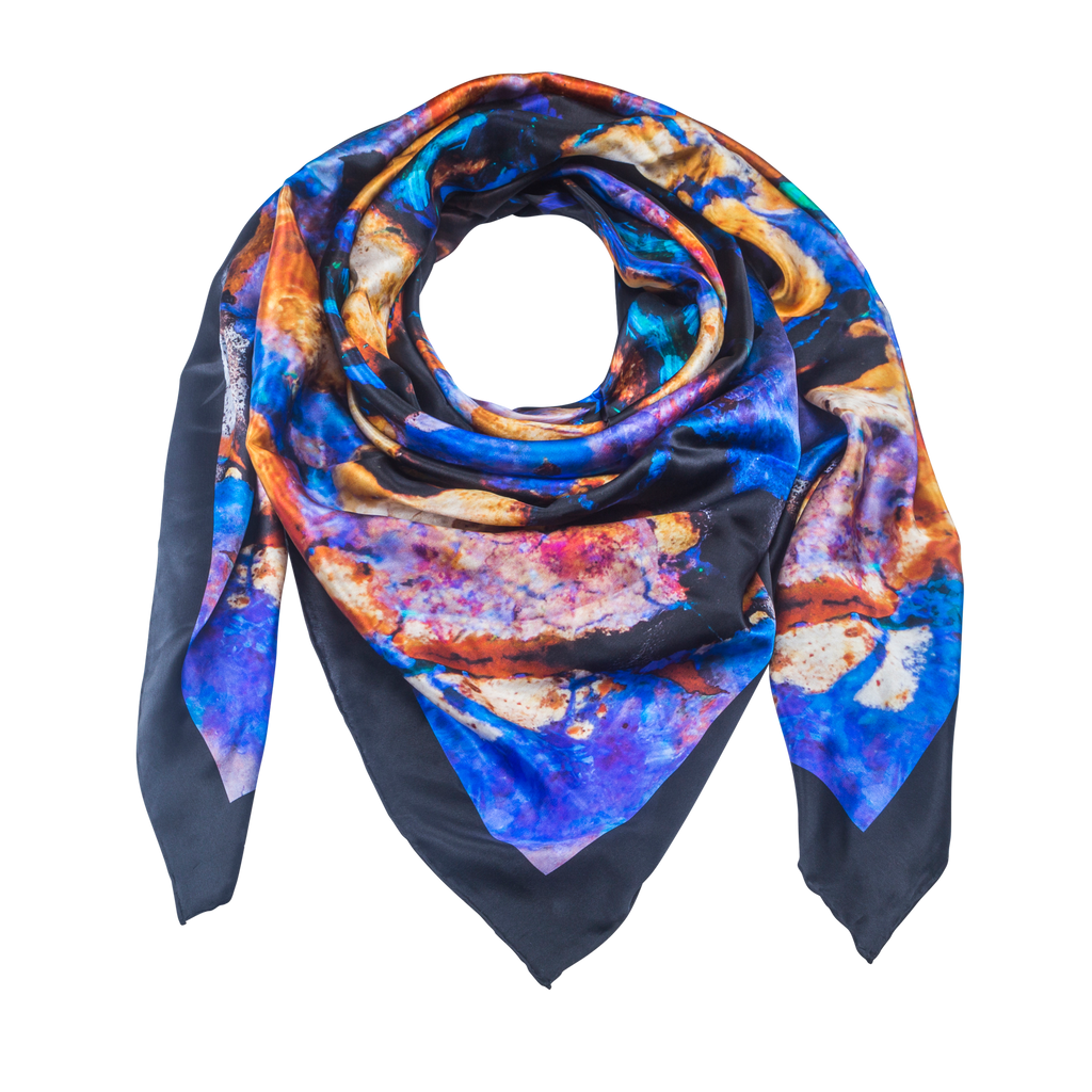 Indus 1 - Silk Scarf - Celestial Collections