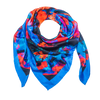 Indus Neo 4 - Blue Silk Scarf - Neo Collection